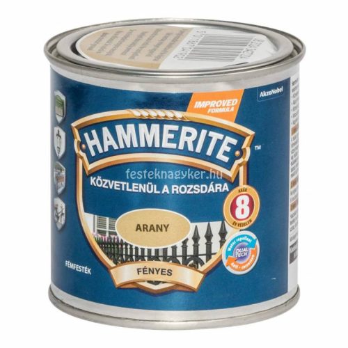Hammerite magasfényű arany 0,75L