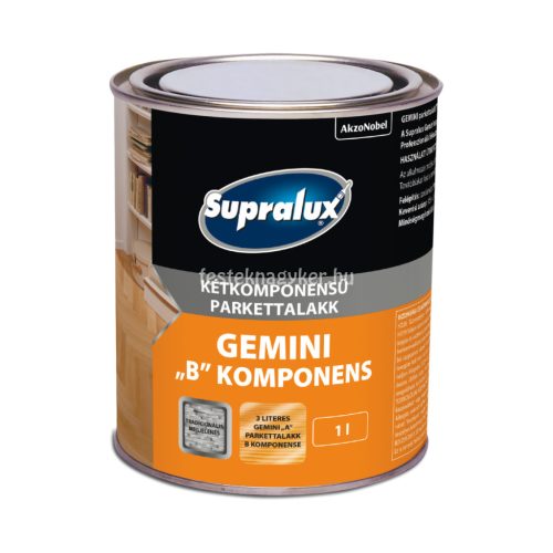 Supralux Gemini parketta lakk kétkomponensű  "B" komponens 1L