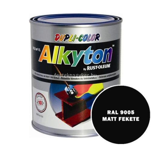 Alkyton matt fekete 2,5L
