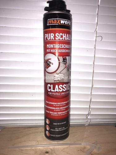 Maxwerk purhab magastágulás pisztolyos/kézi 750ml piros 16db/karton
