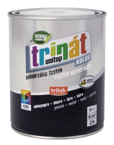 Trinát kolor univerzális festék fehér L 1l /műanyag,fa,fém!/