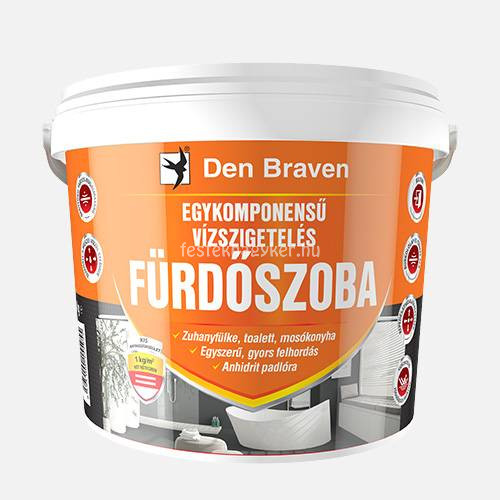 Den Braven folyékony fólia egy komponensű Fürdőszobai 13kg