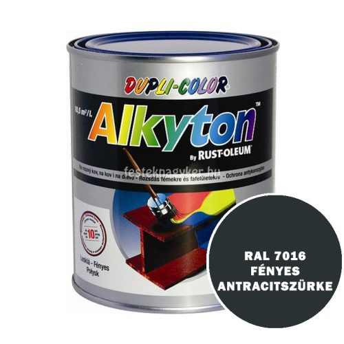 Alkyton fényes antracit 5L