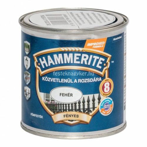Hammerite magasfényű fehér 0,25L