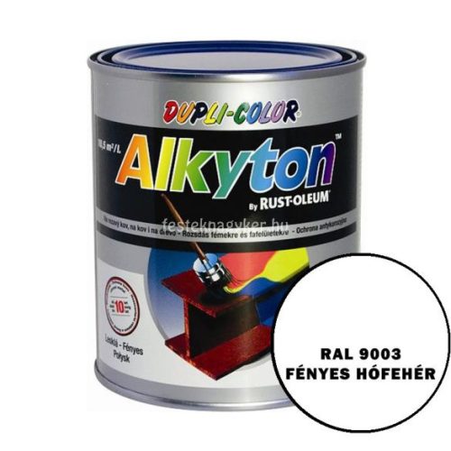 Alkyton fényes hófehér 5L