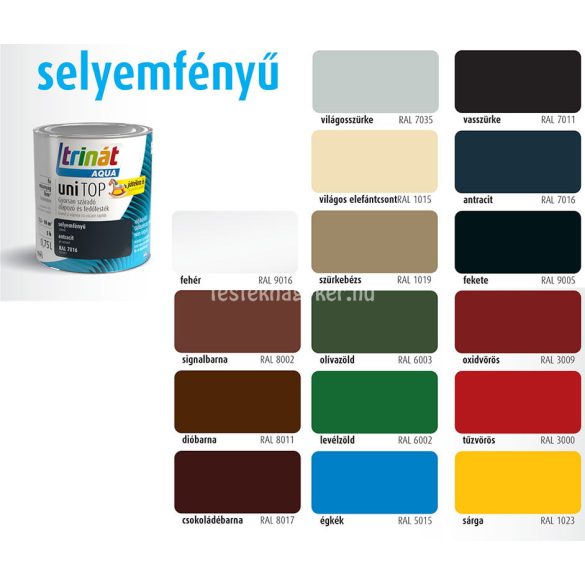 Trinát unitop aqua selyemfényű zománc világos elefánt 0,75l
