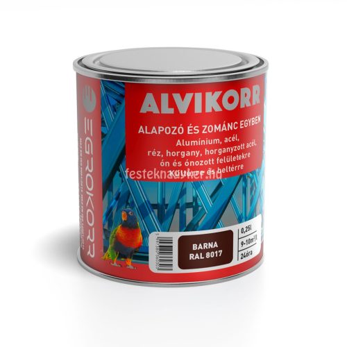 Alvikorr matt fekete 0,25l