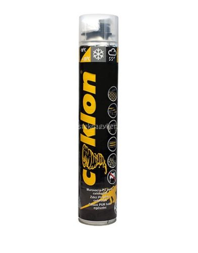 Cyklon ragasztóhab/ purhab pisztolyos (téli-nyári) 750ml