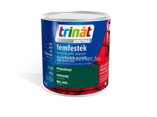 Trinát Metál magasfényű 0,75L- Moha zöld 