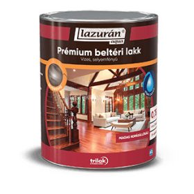   Lazurán aqua (vizes) selyemfényű prémium lakk beltérre 0,75 l