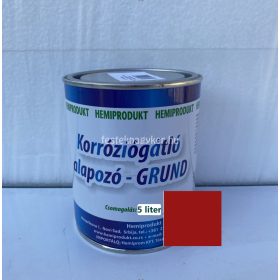 Hemi Grund korróziógátló alapozó 5Kg - Vörös 