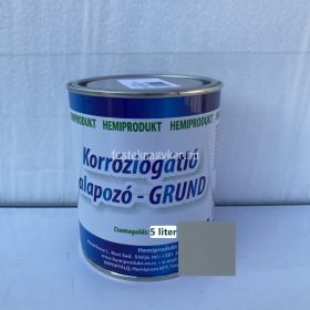 Hemi Grund korróziógátló alapozó 5Kg - Szürke 