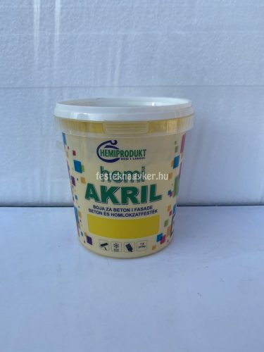 Hemi beton-és lábazatfesték 1kg - Sárga