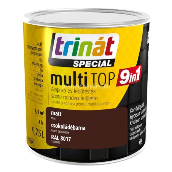Trinát Multitop 9in1 0,75L- Csokoládébarna 