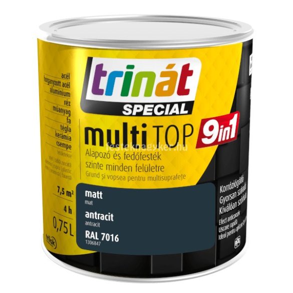 Trinát Multitop 9in1 0,75L- Antracit 