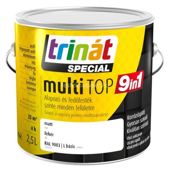 Trinát Multitop 9in1 2,5L- Fehér 