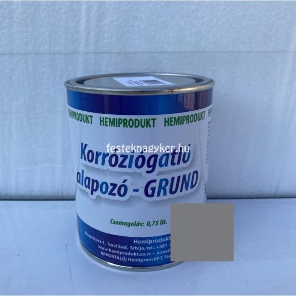 Hemi Grund korróziógátló alapozó 2,5L-Szürke