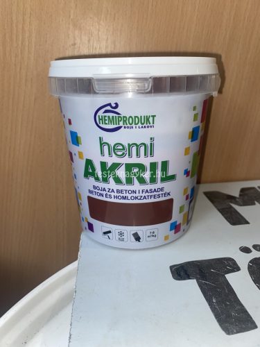 Hemi beton-és lábazatfesték 1kg - Barna