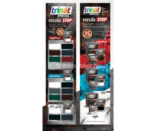 Trinát rozsdastop matt fehér 9016 0,75l