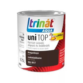   Trinát Unitop aqua/vizes/ magasfényű csokoládé barna 0,75l RAL8017