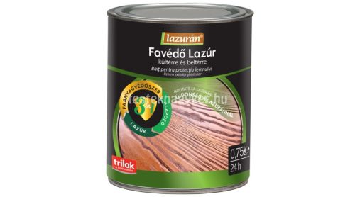 Lazurán favédő lazúr 3in1 oldószeres tiszafa 0,75L 