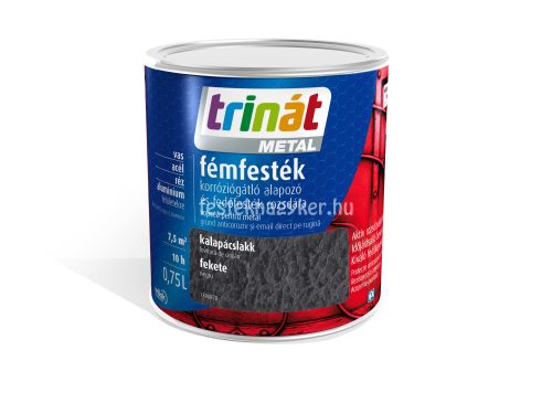 Trinát Metál kalapácslakk 0,75L- Fekete 