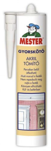 MESTER Gyorskötő Akril  Tömítő fehér 310ml