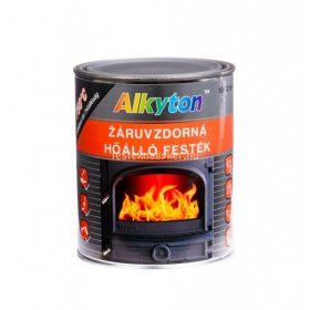 Alkyton hőálló fekete festék 0,75l
