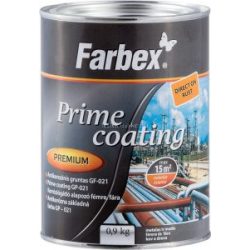   Farbex Prime Coating Korróziógátló Alapozó  Vörösesbarna 0,9kg