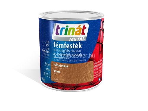 Trinát Metál kalapácslakk 0,75L- Barna 