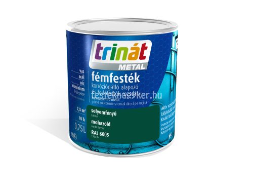 Trinát Metál selyemfényű 0,75L- Mohazöld 
