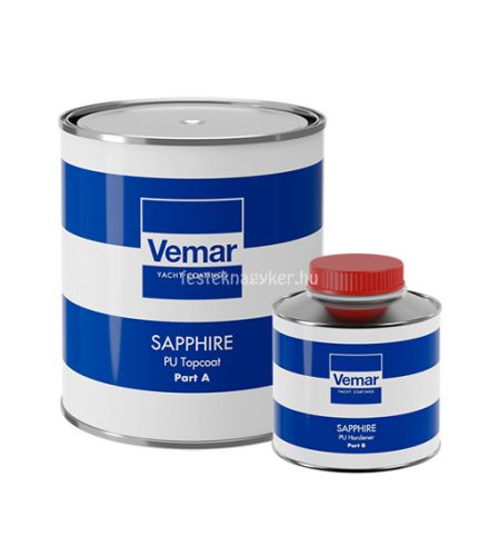 Sapphire PU 2K fedőfesték 4440 vörös (A komponens) 0,525L