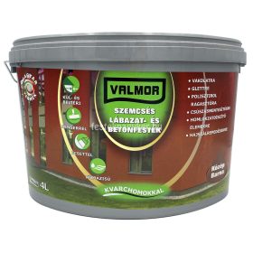 Valmor Lábazatfesték Szemcsés Középbarna 4L