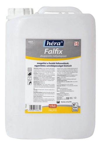 Héra Falfix diszperziós mélyalapozó 5l /falra/ 1:5 hígítható