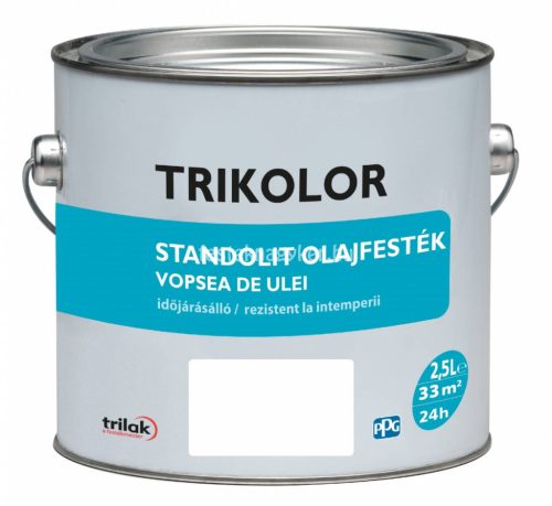Trikolor Standolit olajfesték 100 fehér 2,5l