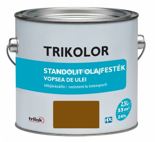 Trikolor Standolit olajfesték 551 szatinóber 2,5l