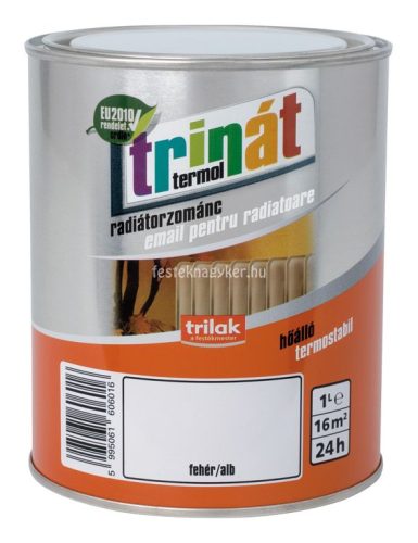 Trinát radiátorzománc 100 fehér 1l