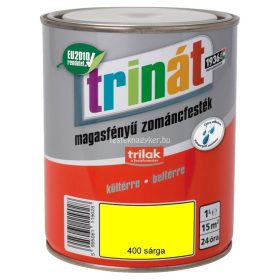 Trinát magasfényű zománcfesték 400 sárga 1 L 