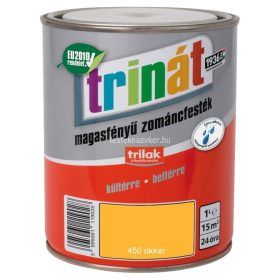 Trinát magasfényű zománcfesték 450 okker 1L   
