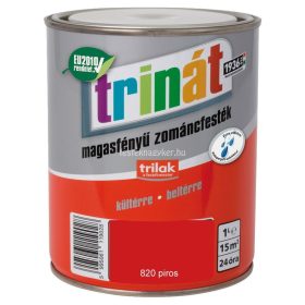 Trinát magasfényű zománcfesték 820 piros 0,5L   