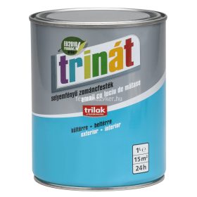 Trinát selyemfényű zománcfesték 300 fekete 1 L