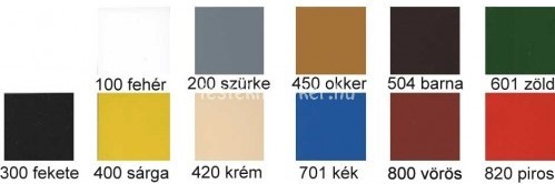 Trinát matt zománcfesték 300 fekete 1 L