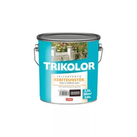   Kerítésfesték Trikolor selyemfényű csokoládébarna 2,5l