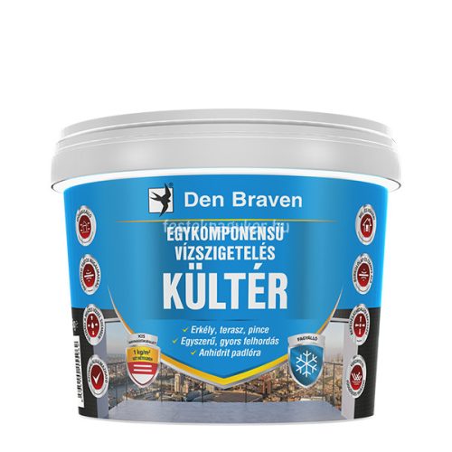 Den Braven folyékony fólia egy komponensű KÜLTÉRI  2,5kg