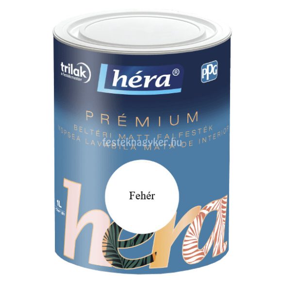 Héra Prémium matt belső falfesték fehér 2,5l
