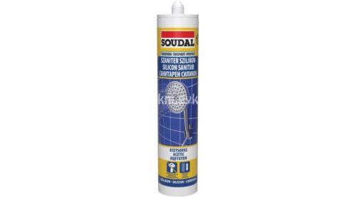 Soudal szaniter szilikon fehér 280ml