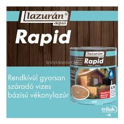 Lazurán aqua /vizes/ rapid vörösfenyő 0,75l