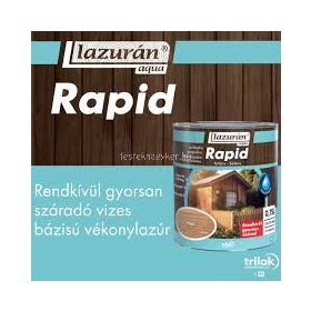Lazurán aqua /vizes/ rapid vörösfenyő 0,75l