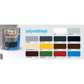   Trinát classic zománcfesték selyemfényű csokoládébarna RAL 8017 0,25L