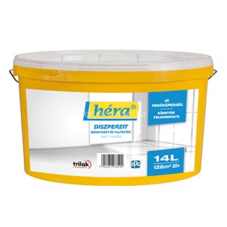 Héra diszperzit mennyezet- és falfesték fehér 14l